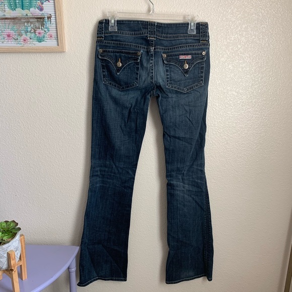 Hudson Jeans Bootcut Sz 27 Pocket Snap Back - Picture 7 of 9